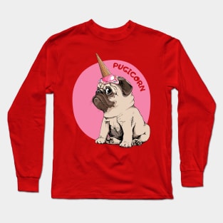 Pugicorn Long Sleeve T-Shirt